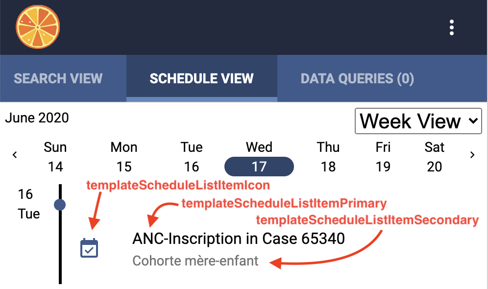 case schedule templates